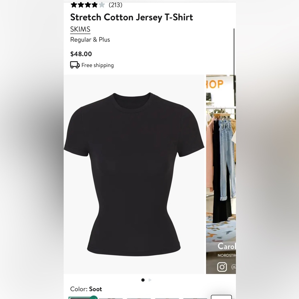 NEW WITH TAGS Cotton Jersey T-Shirt